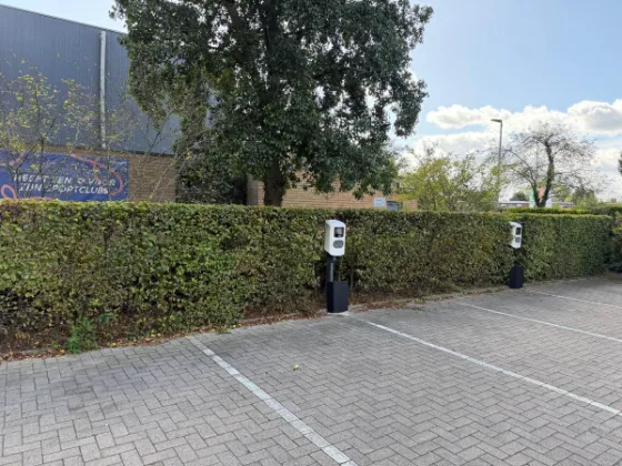 Laadpalen parking haag overzicht