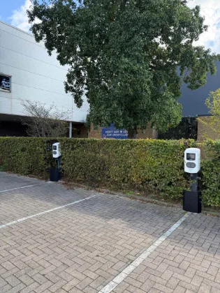Laadpalen parking bedrijfsgebouw