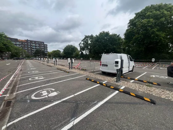 Laadinfrastructuur grote parking