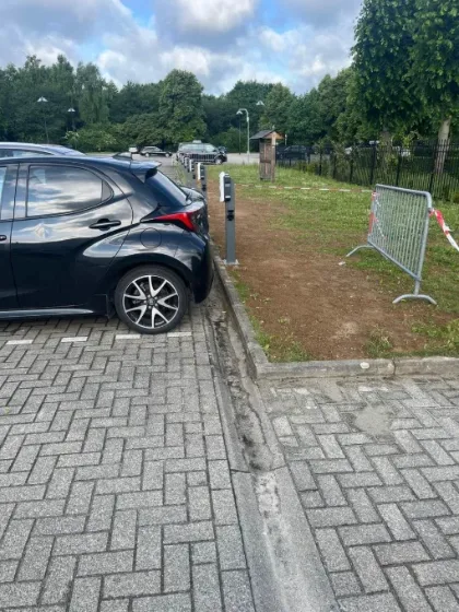 Aanleg laadpalen in uitvoering